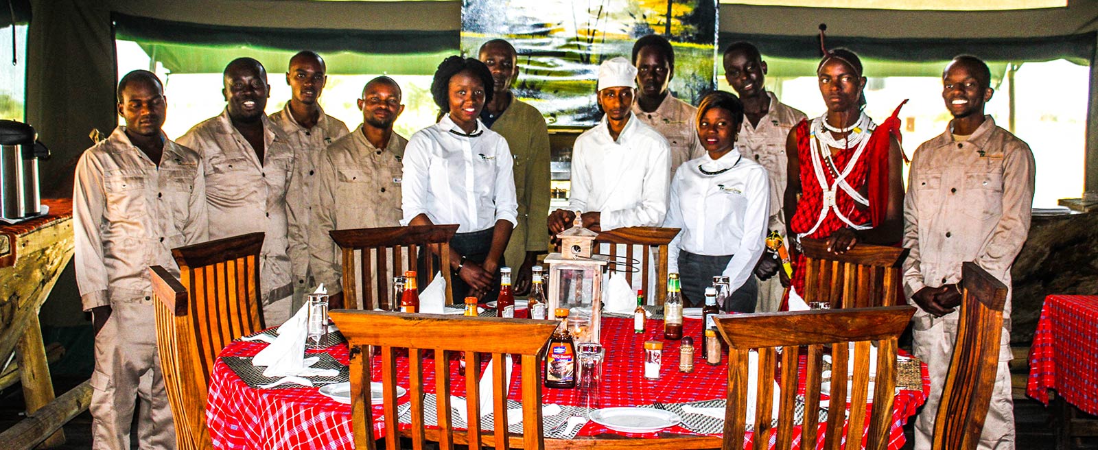 The team at Serengeti Heritage Camp